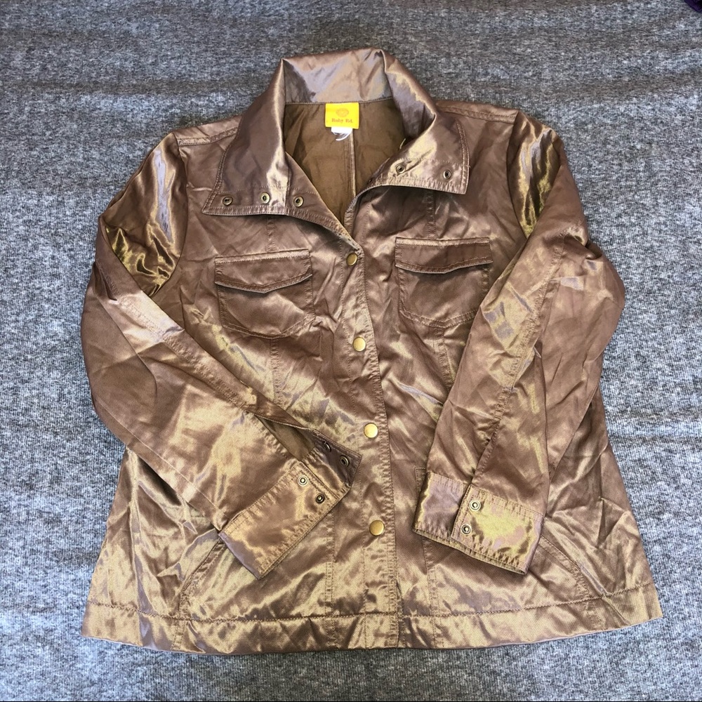 Gold Iridescent Jacket By Ruby Road - image 1